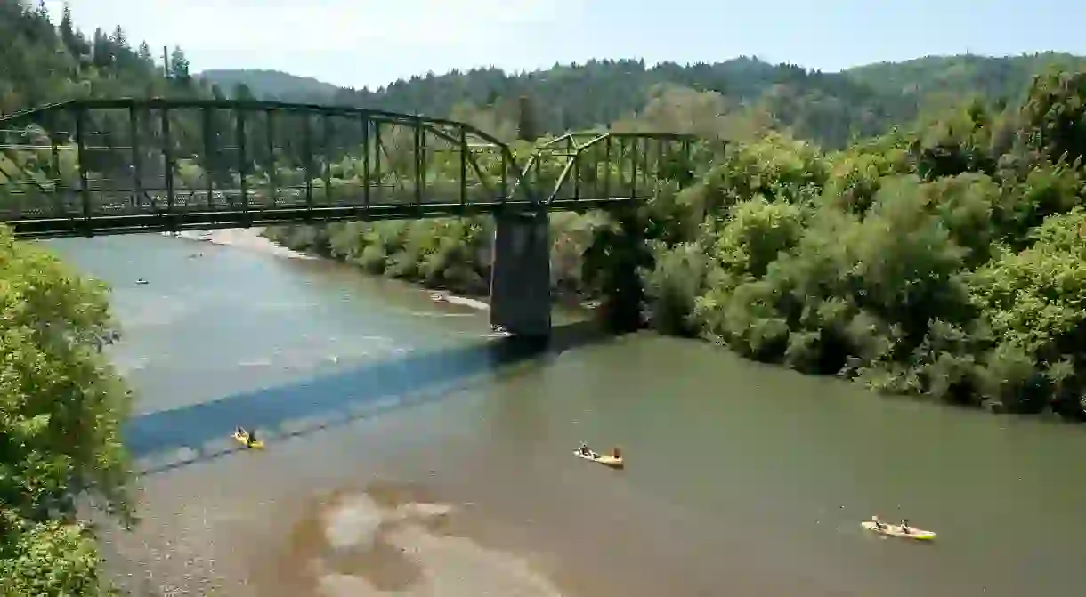 Go with the flow in a canoe along the Russian River in Sonoma wine country