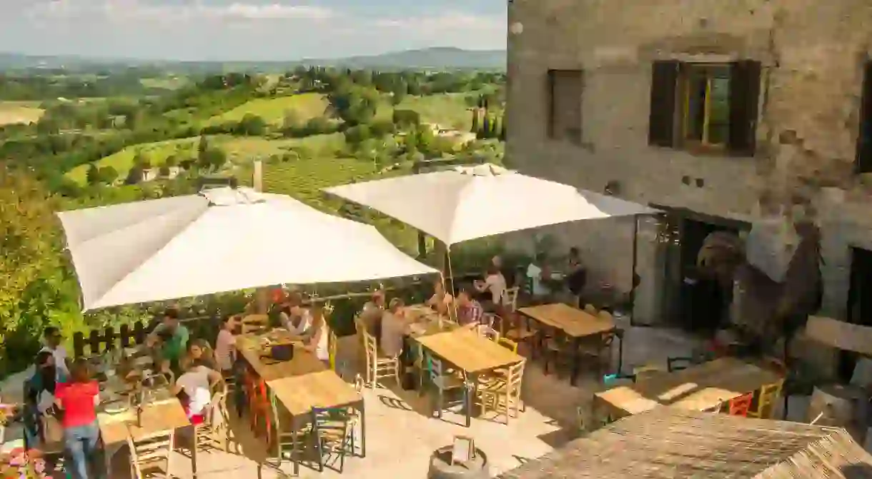 San Gimignano may be walled, but there are no bounds to its brilliant bars