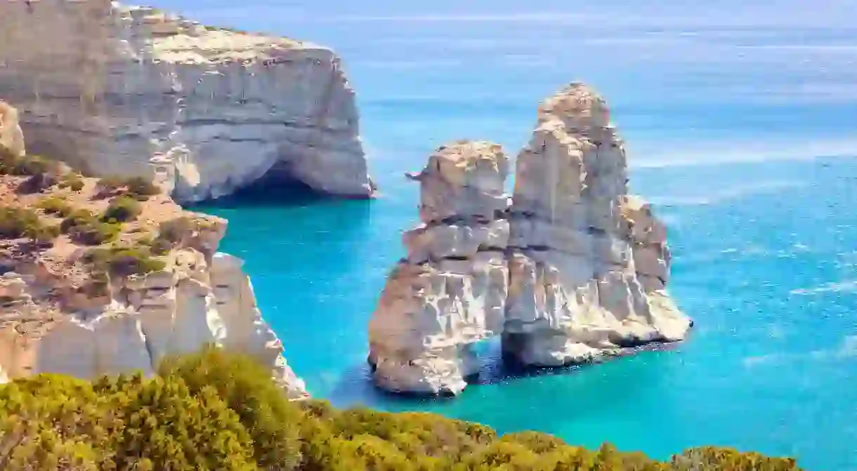 Kleftiko Beach is a hidden gem, with impressive rock formations