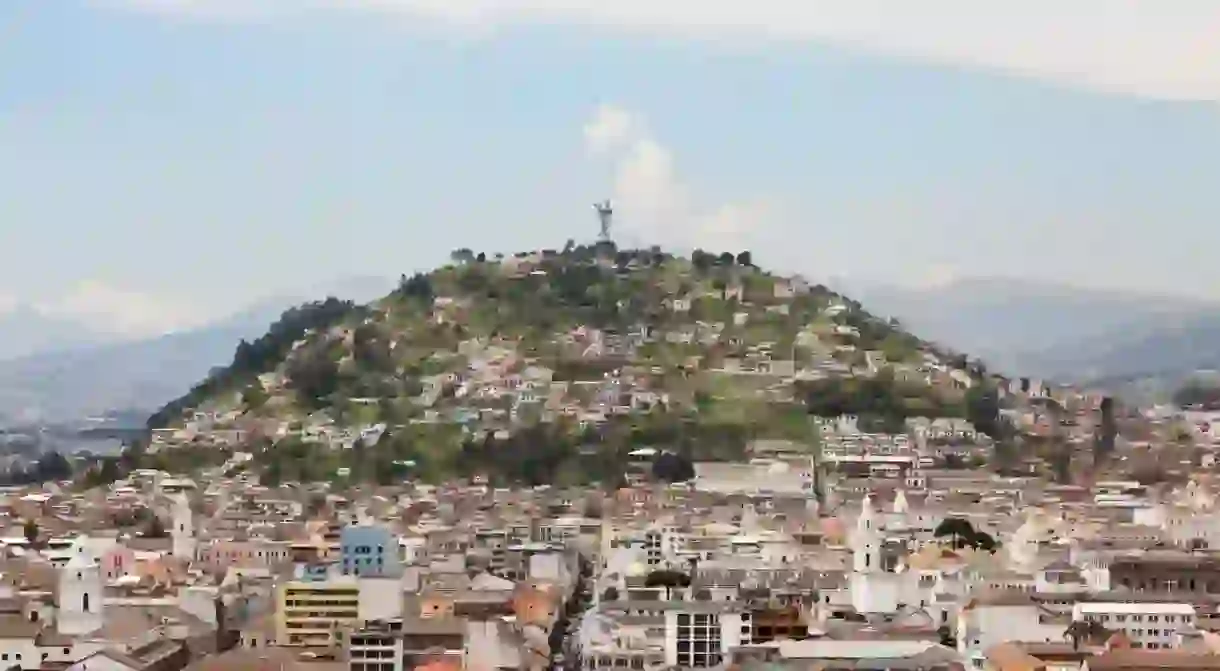 Panecillo Hill is an enduring symbol of Quito, Ecuadors capital city