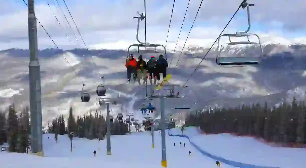 Rocky Mountains views abound in Keystone, from the slopes to the skies