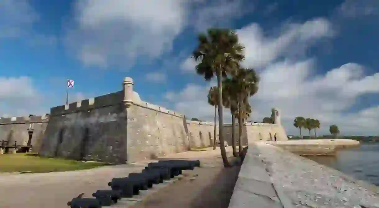 Castillo de San Marcos in St Augustine, Florida, is the oldest fort in the US