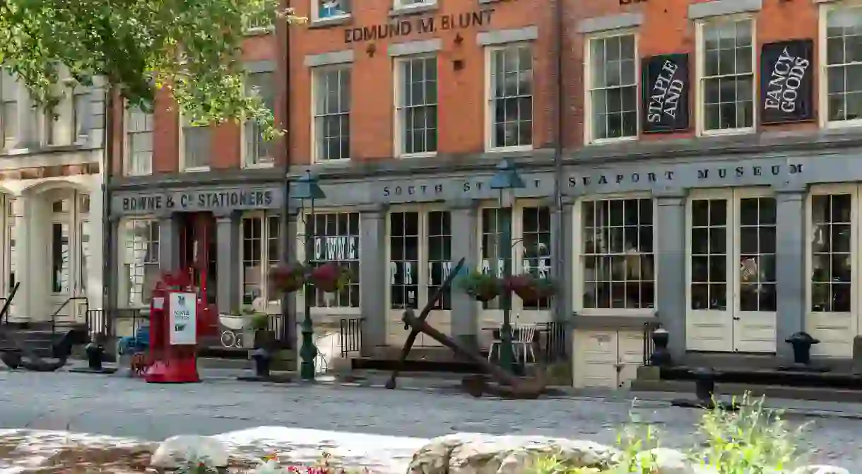 Visit the South Street Seaport Museum to learn about New Yorks historic shipping past