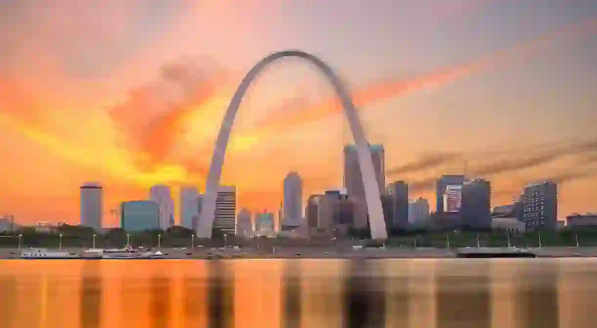 The Gateway Arch is the most recognizable landmark in St Louis, Missouri