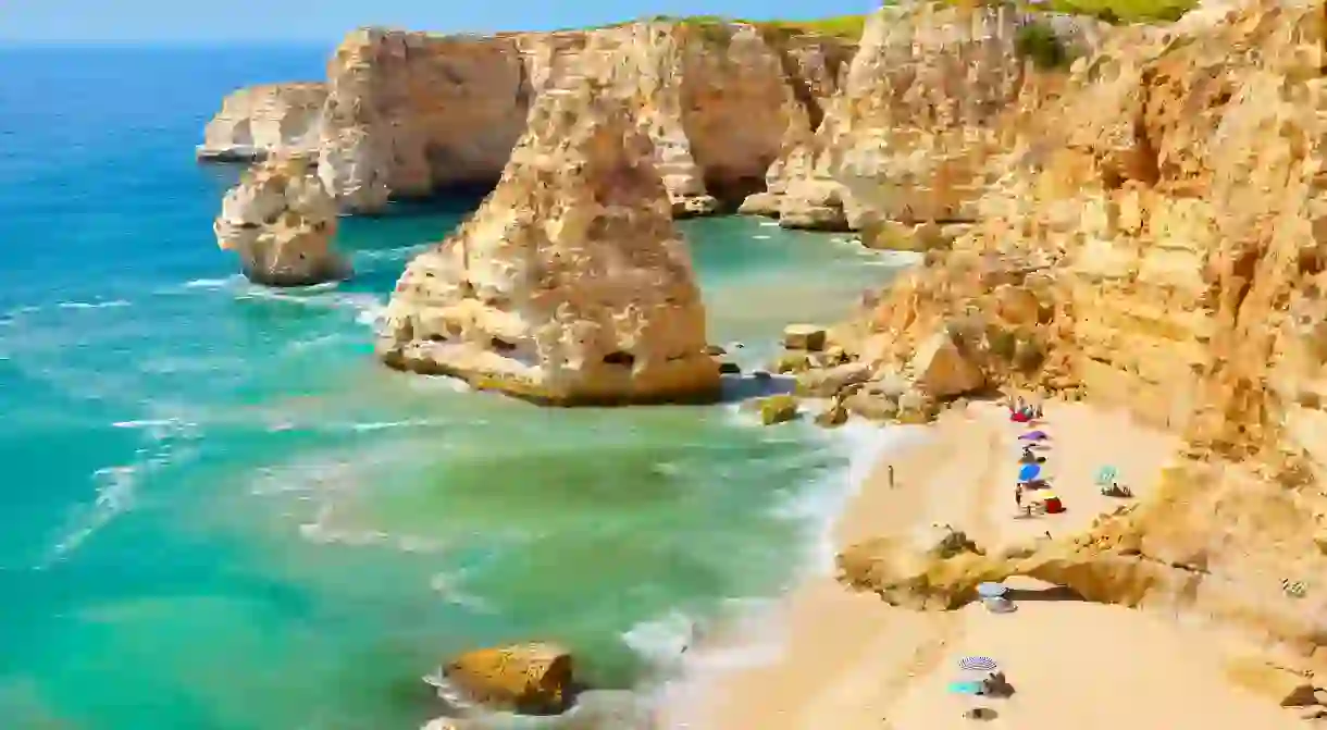 Praia da Marinha regularly makes it on to lists of the world’s best beaches