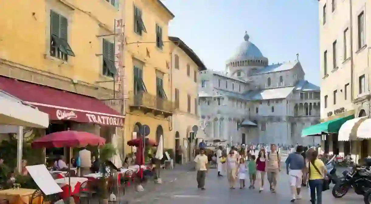 Stroll down Via Santa Maria to reach Pisa Cathedral