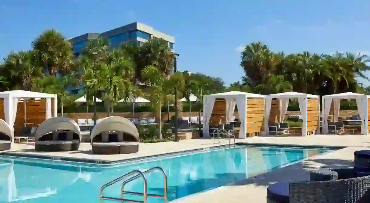 Grab a poolside cabana at the Godfrey on your next trip to Tampa