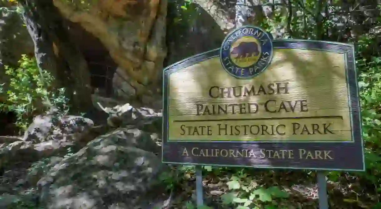 Visit the centuries-old cave paintings of the Chumash people on your next trip to Santa Barbara