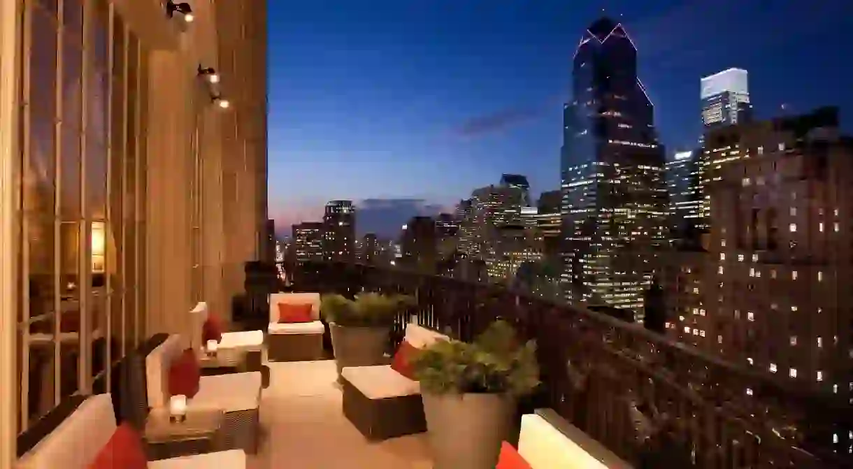 Admire views of Philadelphia from the Bellevue Hotel