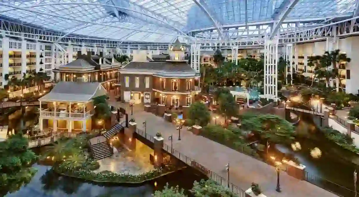 The Gaylord Opryland Resort and Convention Center offers endless dining options and a top spa