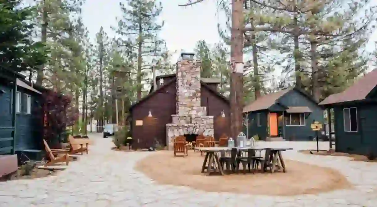 Soak up the serenity of the great outdoors in your private cabin near Big Bear Lake