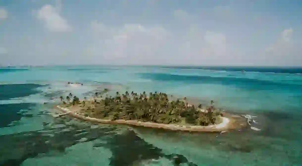 Colombias cluster of Caribbean islands are surrounded by clear turquoise waters