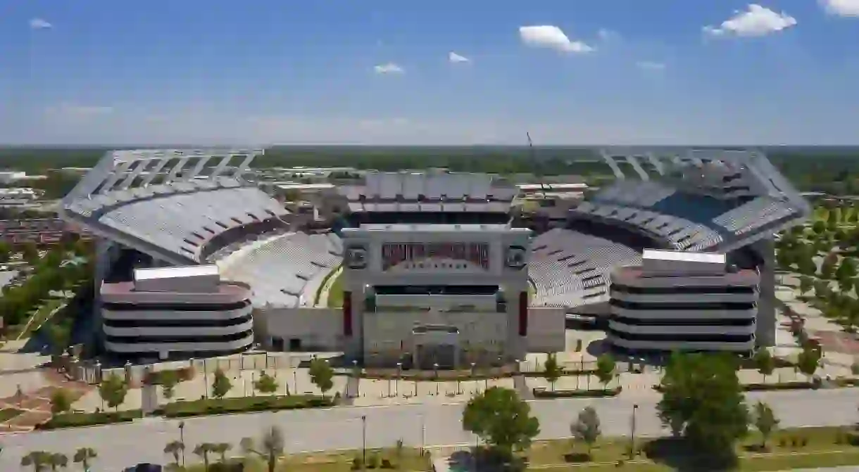 Williams-Brice Stadium is stunning even without the Gamecocks crowd