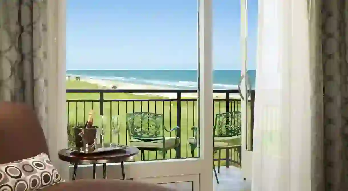 Gaze out to the ocean from your room at the Hammock Beach Golf Resort & Spa in Florida