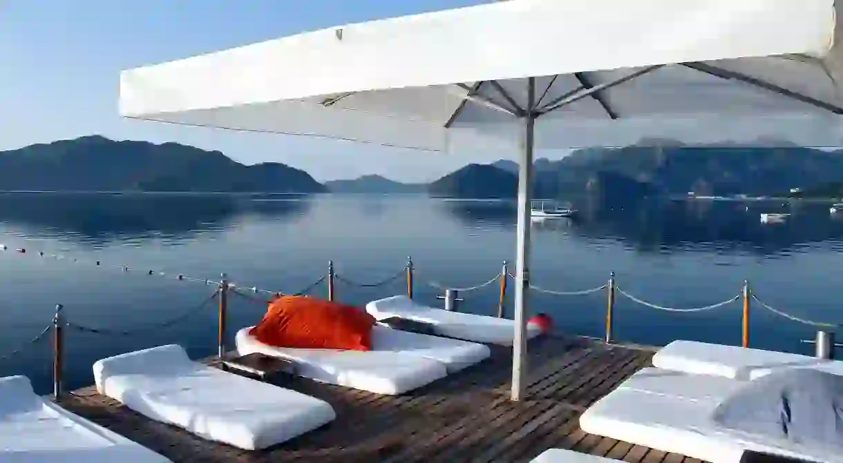 Relax by the water at the Elegance Hotels International in Marmaris