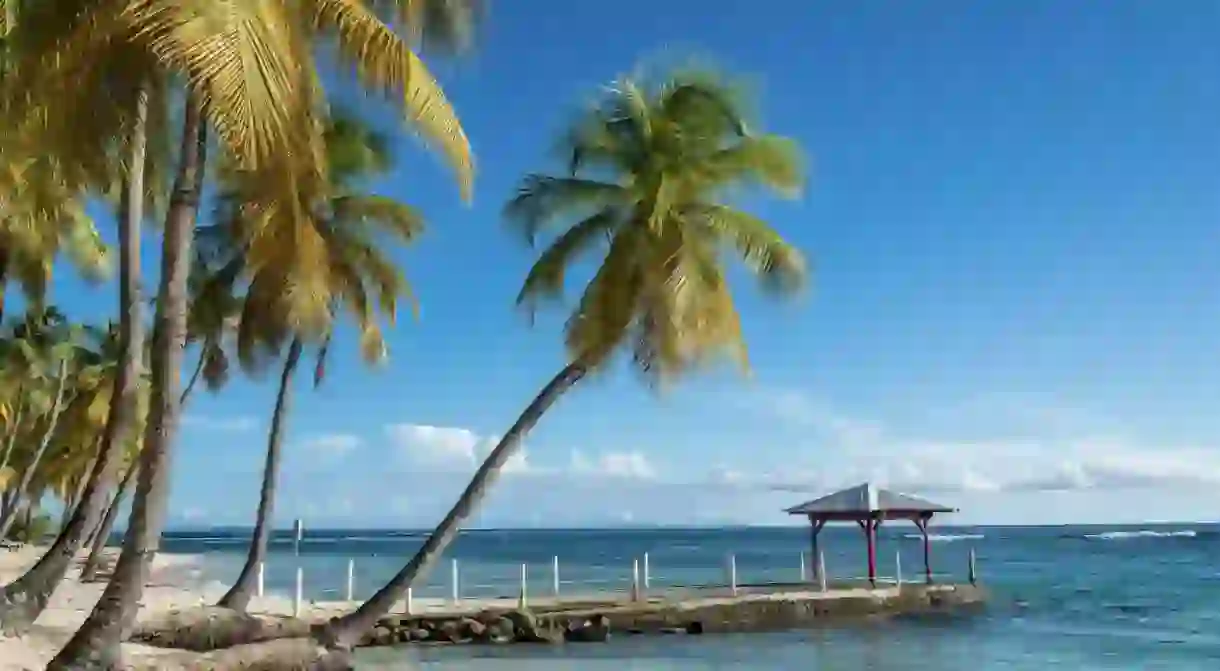 Plage de la Caravelle is one of the top beaches in Guadeloupe