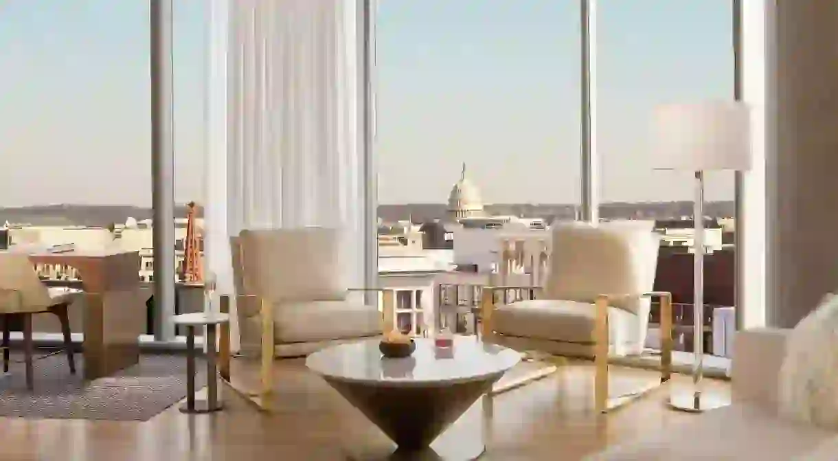 Enjoy a view of the US Capitol from your perch at Conrad Washington DC