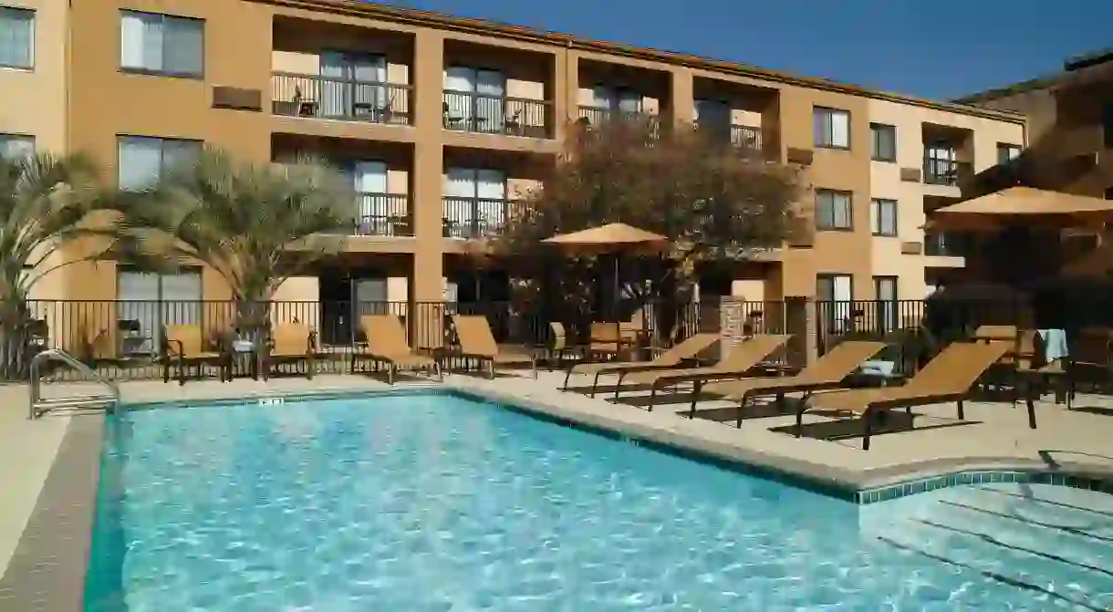 Take a dip in the pool after visiting the sights around Macon in Georgia