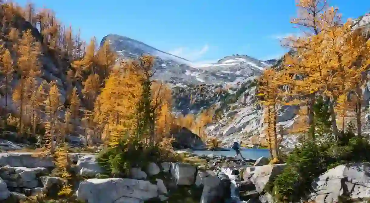 Get your outdoor fix with a stay at one of the cozy lodges near the Enchantments region in Washington State