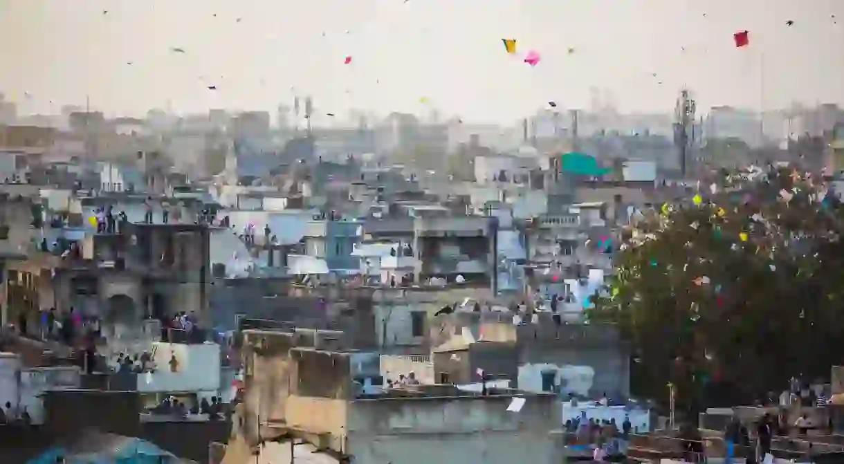 The International Kite Festival in Gujarat is a spectacular sight