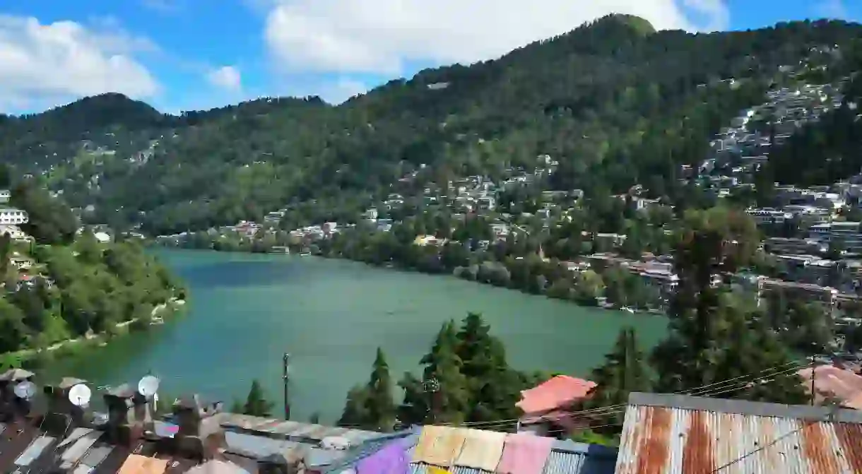 Nainital sits around the sacred Nainital Lake, also known as Naini Lake