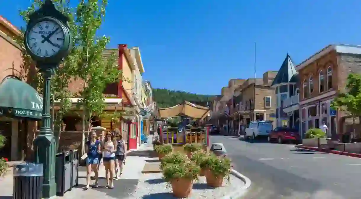 Historic Main Street in Park City is home to galleries, boutiques, restaurants and more