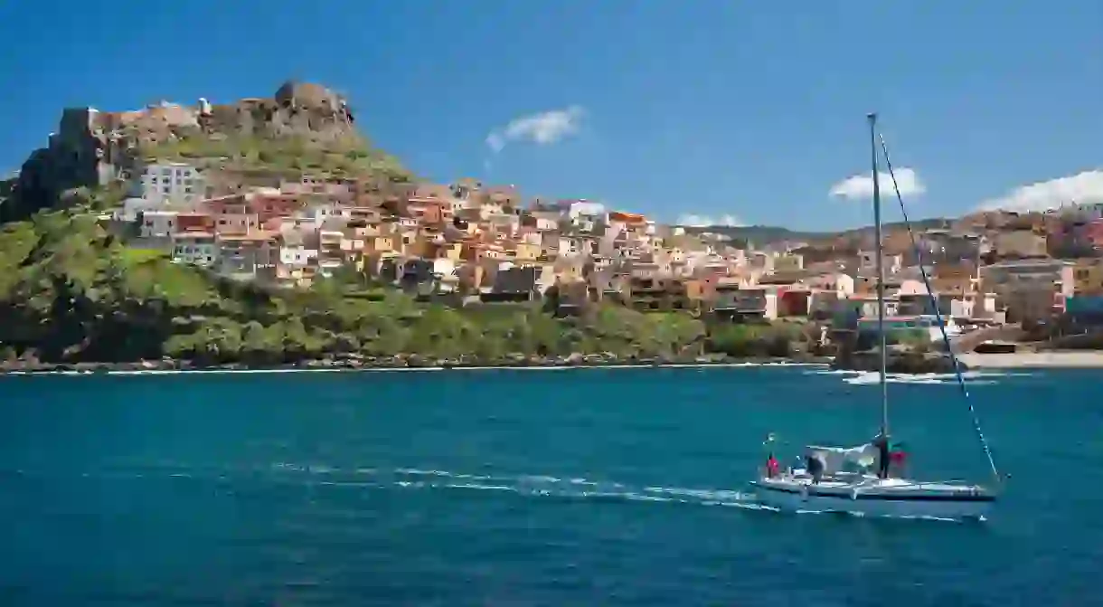 Dock at Castelsardo to explore one of the prettiest port towns in Sardinia