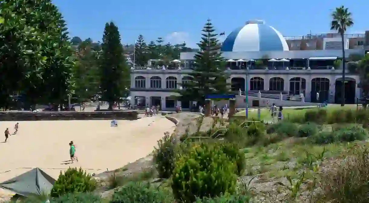 Coogee Pavilion sits on Coogee Beach, one of Sydneys top suburban beaches