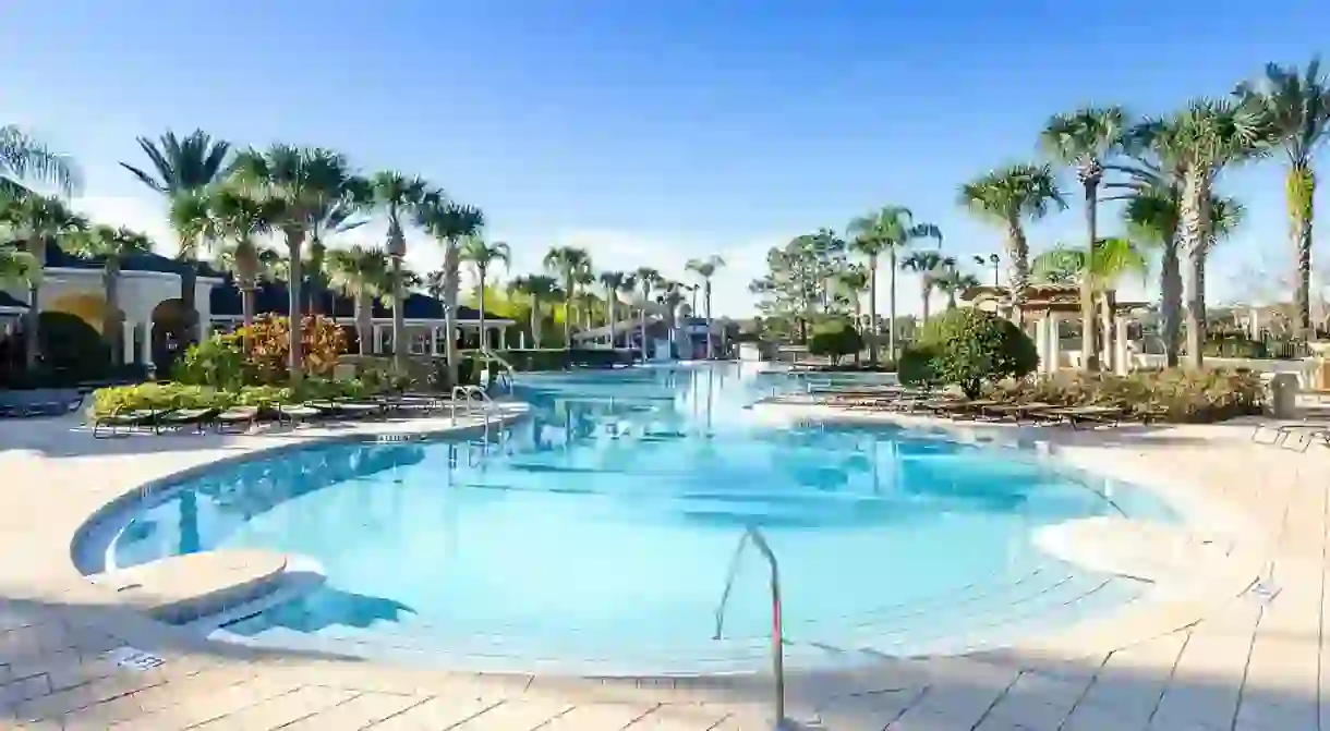 Loyalty Vacation Homes offers a sprawling swimming pool to enjoy the Florida sun