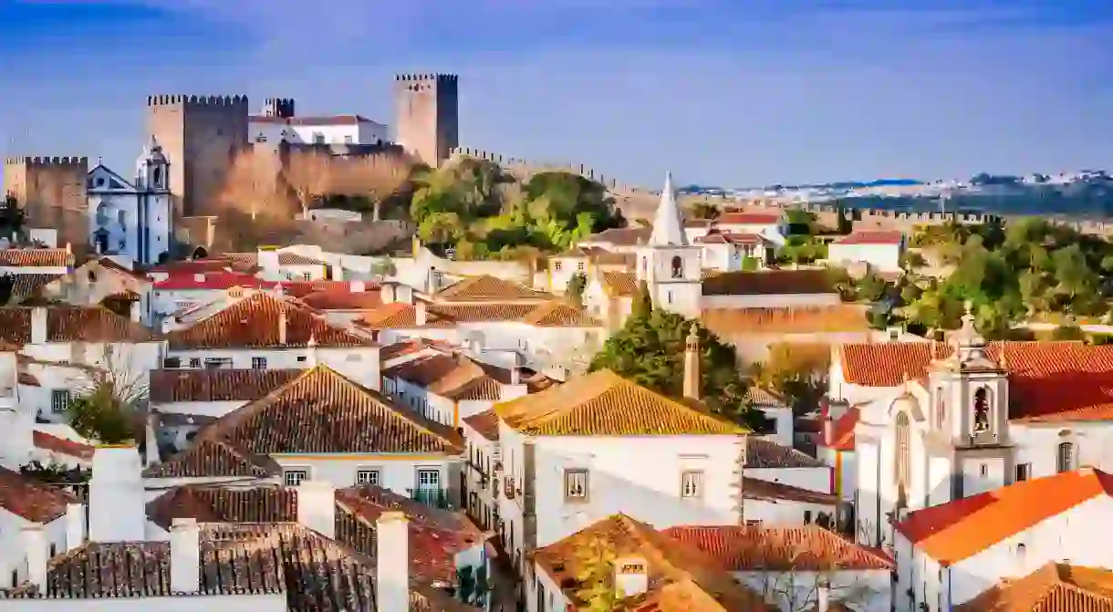 Óbidos is a charming Medieval town topped with a castle