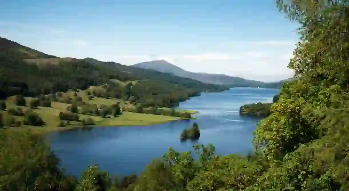 Queen’s View is a superb vantage point that captures Loch Tummel, Schiehallion and the mountains surrounding Glencoe