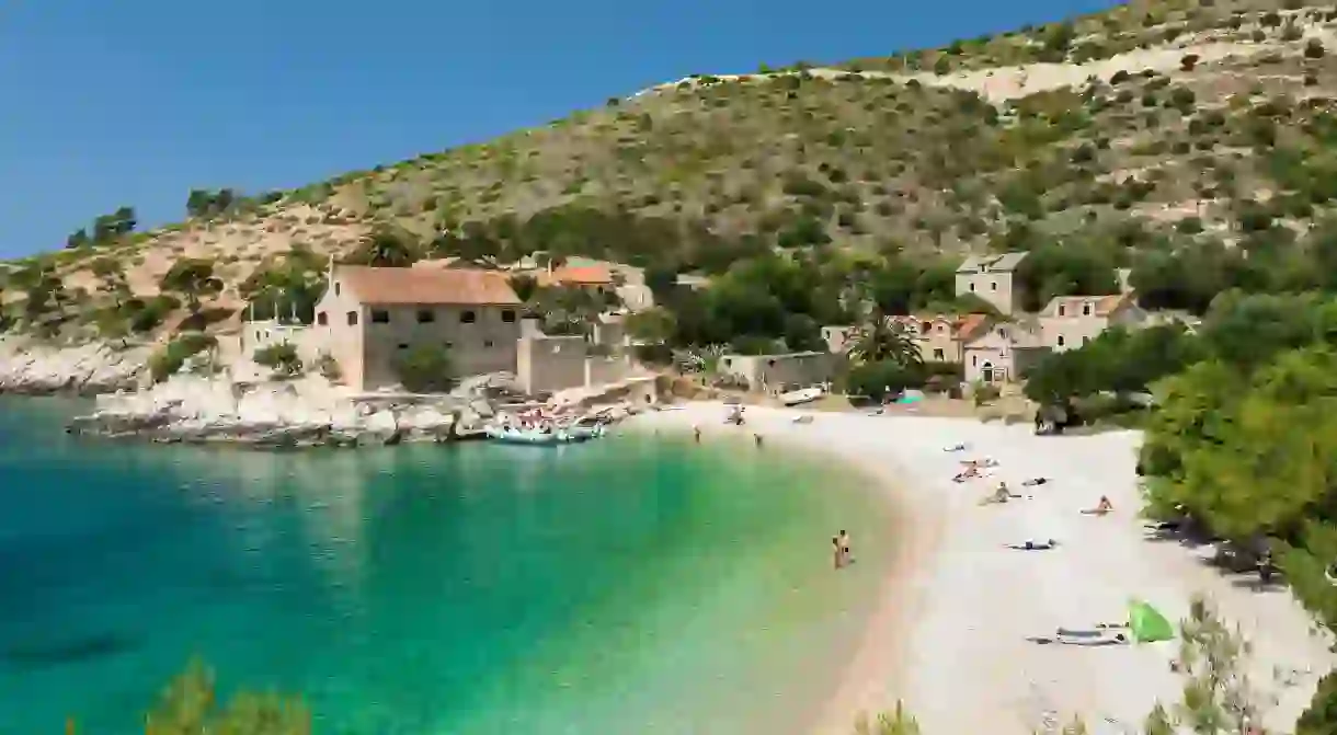 Dubovica Bay is one of the most idyllic beaches on Hvar