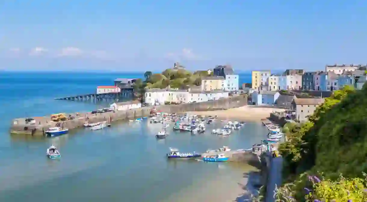 Picturesque Tenby is one of the most popular coastal towns in Wales