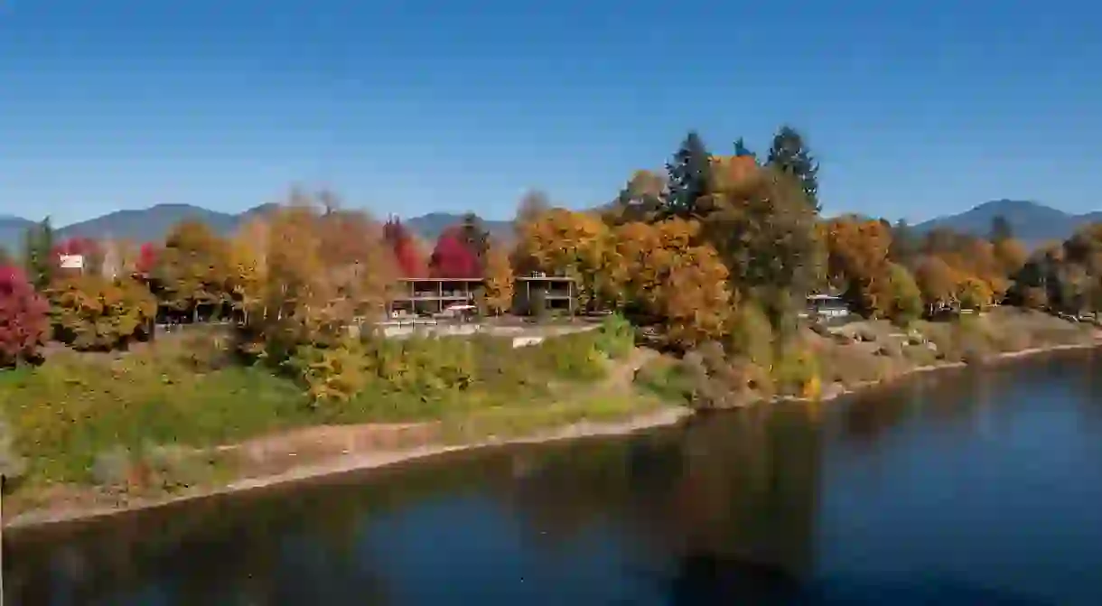 The Lodge at Riverside sits on the banks of the Rogue River in Grants Pass