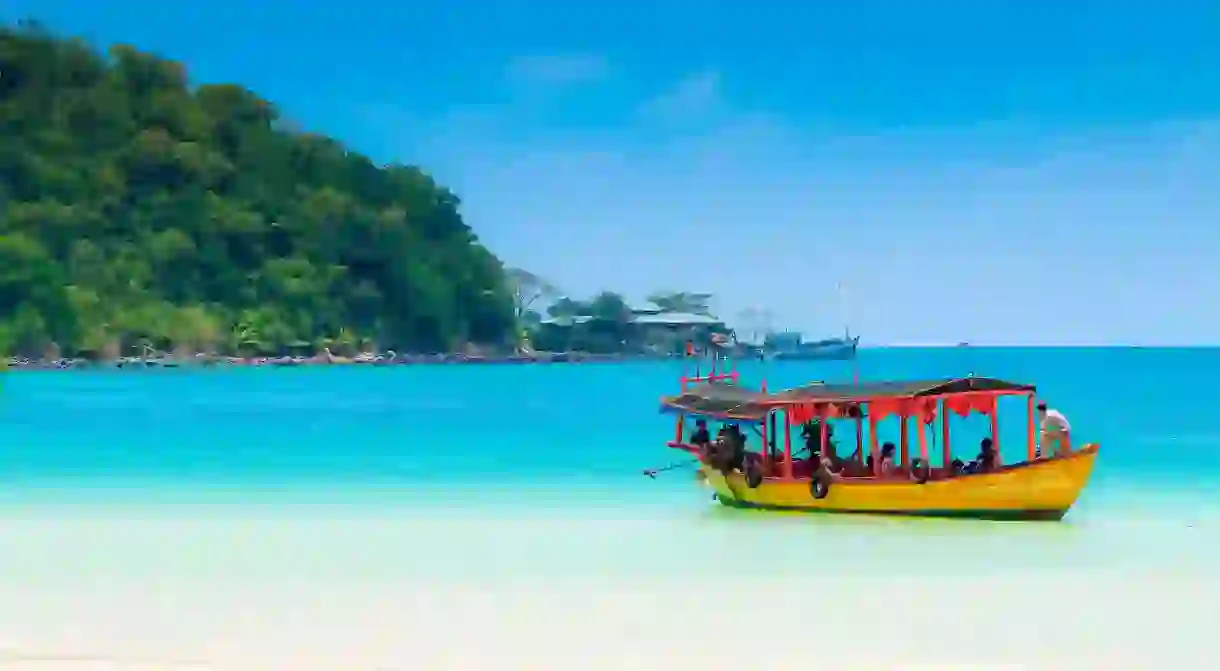 Saracen Bay is an incredible spot for a walk on Koh Rong Samloem