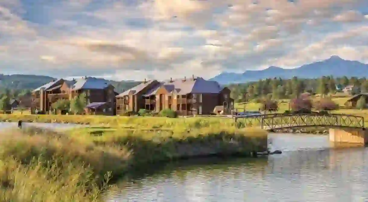 The Club Wyndham Pagosa sits on the banks of the Pinon Lake Reservoir