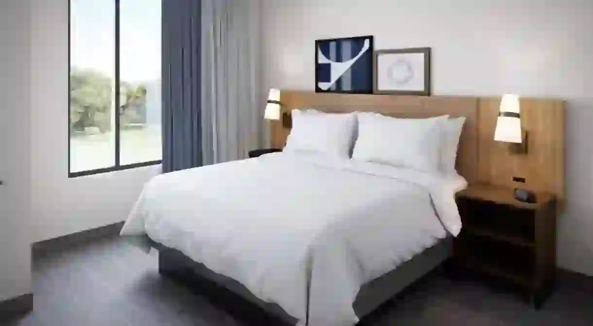 Staybridge Suites Ames offers rooms with a comfortable Scandinavian feel