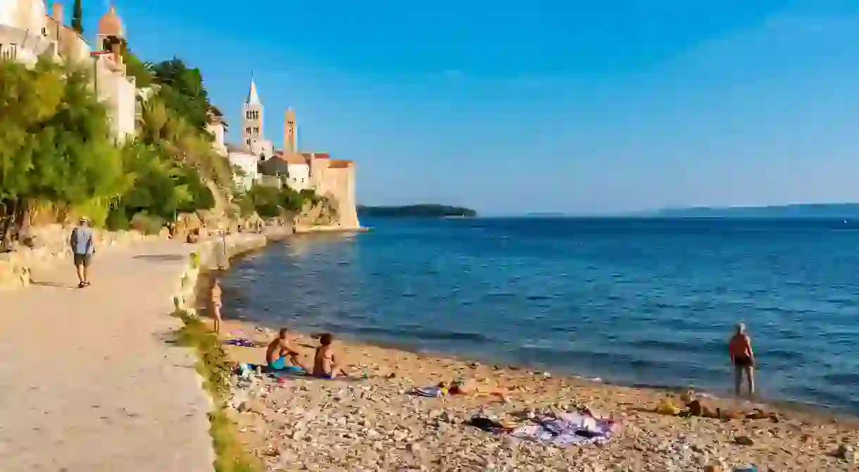 Life has a slow pace on the beaches of Rab