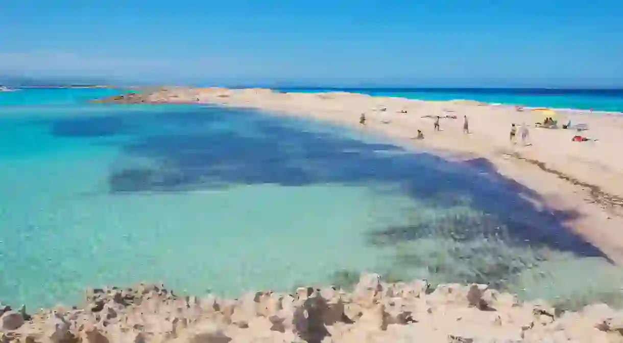 Ses Illetes beach is up there with the finest in Formentera