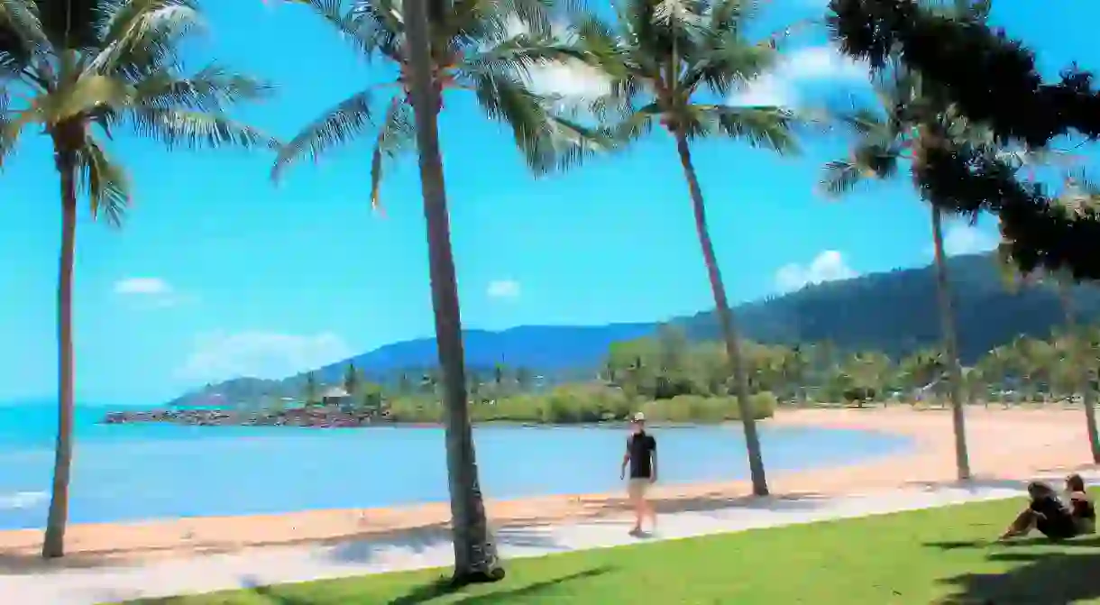 Spend a little time enjoying the brilliantly blue ocean of Airlie Beach