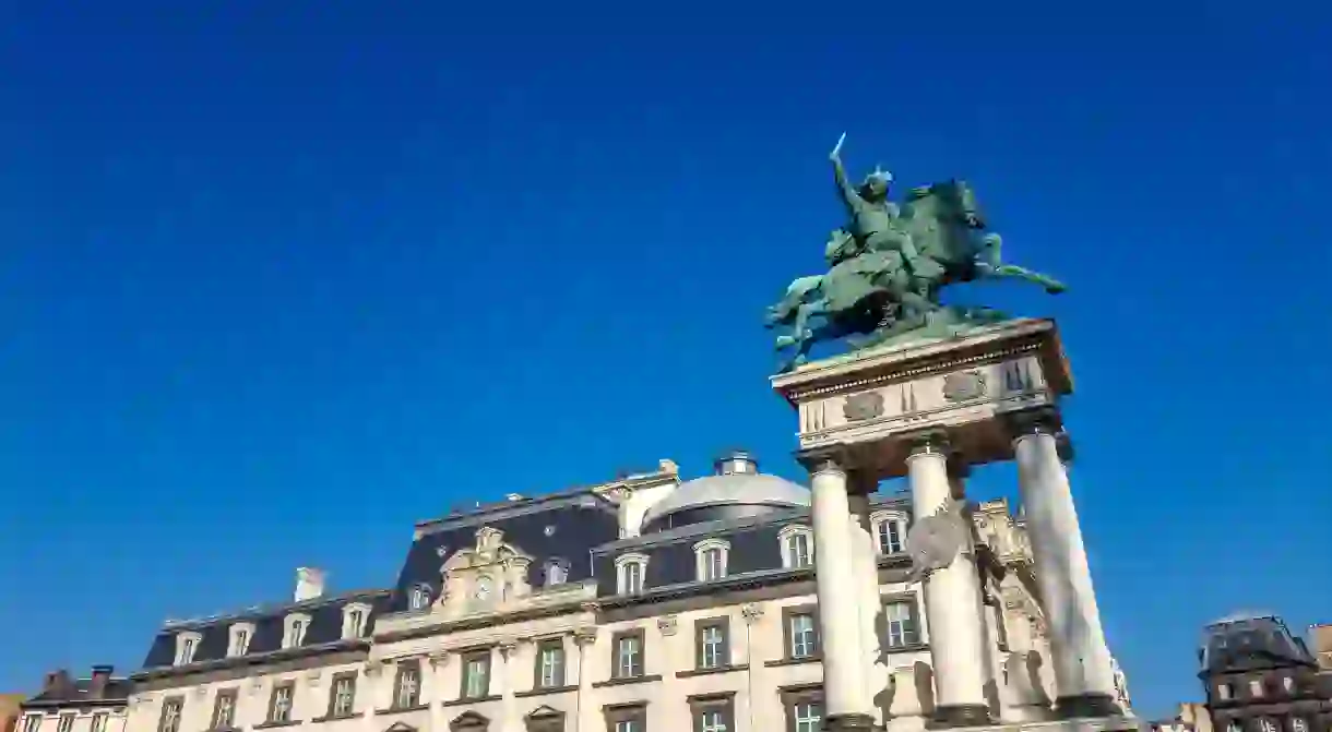 The statue of Vercingetorix towers over Clermont-Ferrand, an historic city with plenty of culture