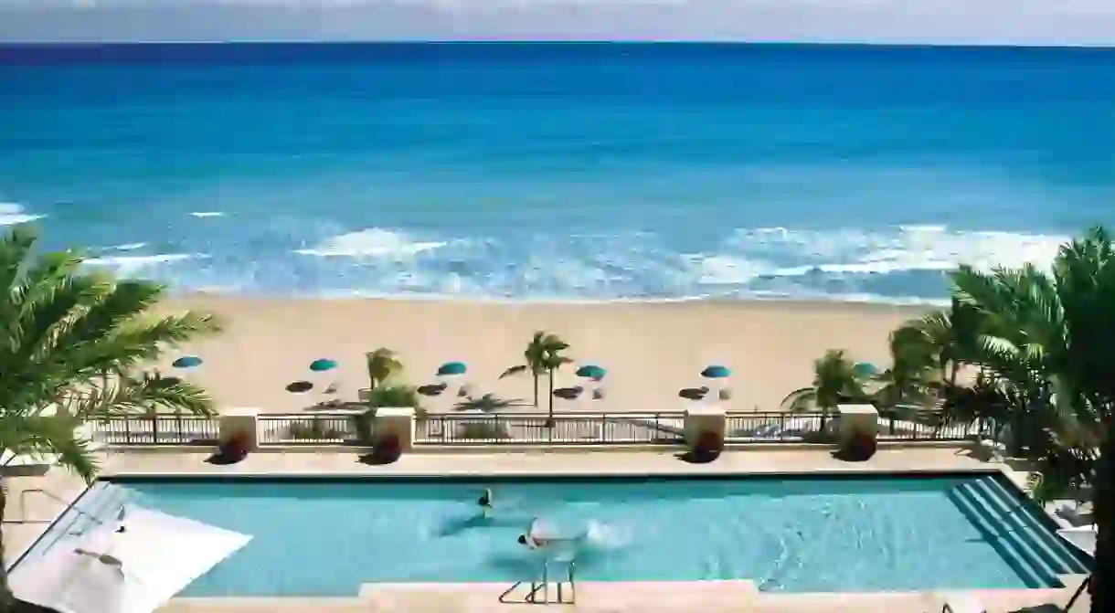 Grab a suite with a prime ocean-view balcony at the Atlantic Hotel and Spa in Fort Lauderdale