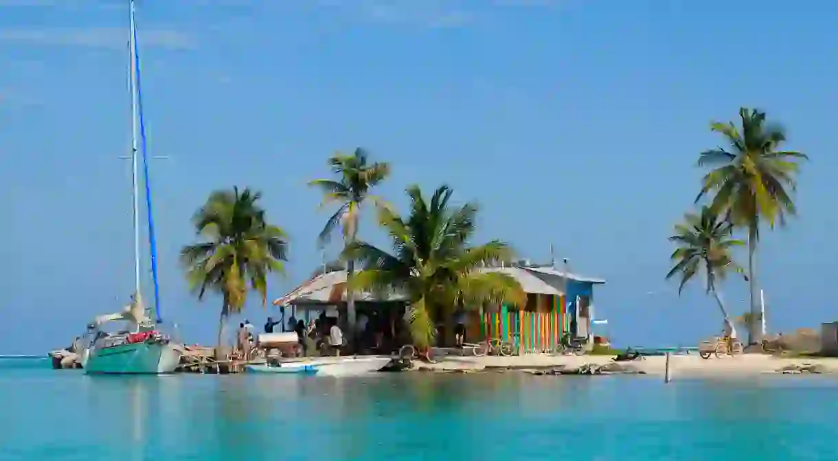 Caye Caulker Island offers the full Caribbean experience, complete with palm-shaded beach bars