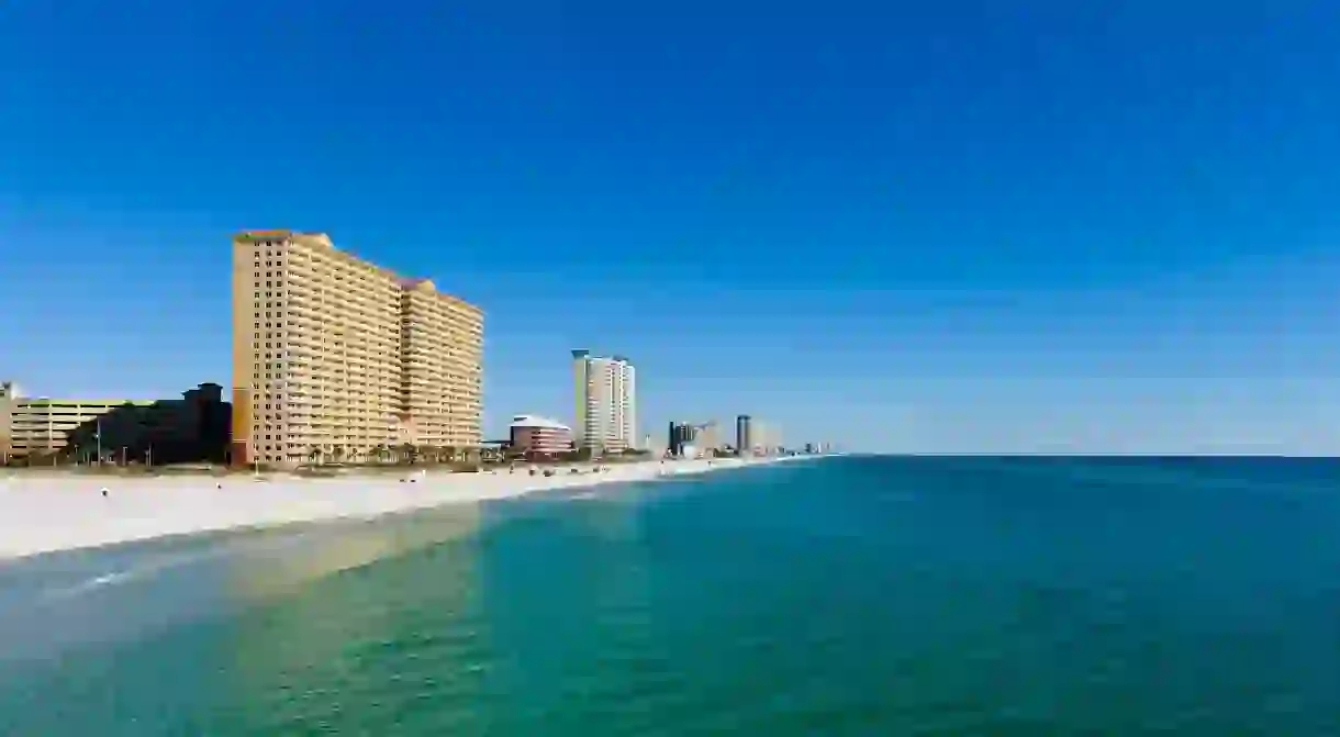 Panama City Beach has miles of beautiful white-sand beaches