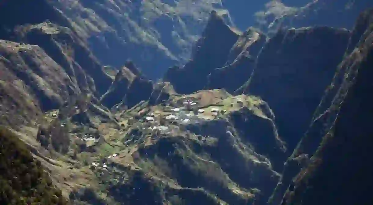 The Cirque de Mafate sits in the middle of Reunion Island, at the centre of a collapsed volcano