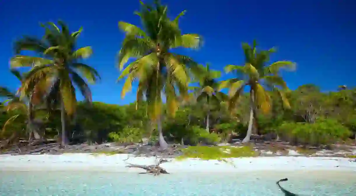 It may look like paradise, but Lee Stocking Island is eerily abandoned