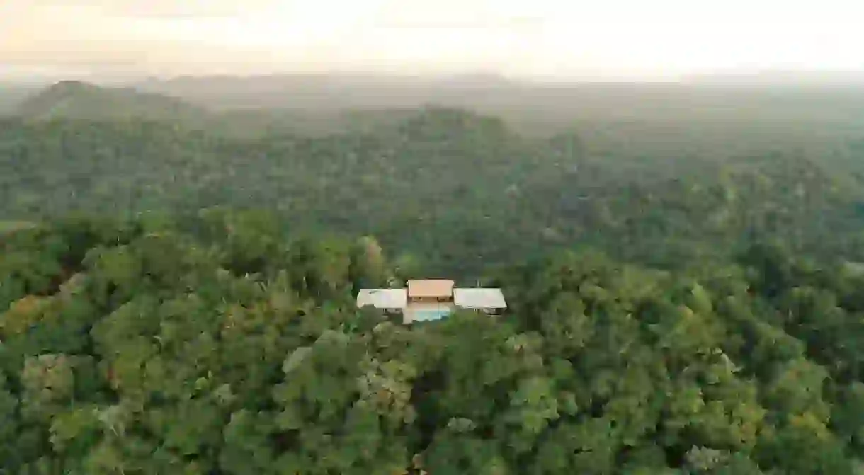 Copal Tree Lodge is immersed in a vast, forested nature reserve