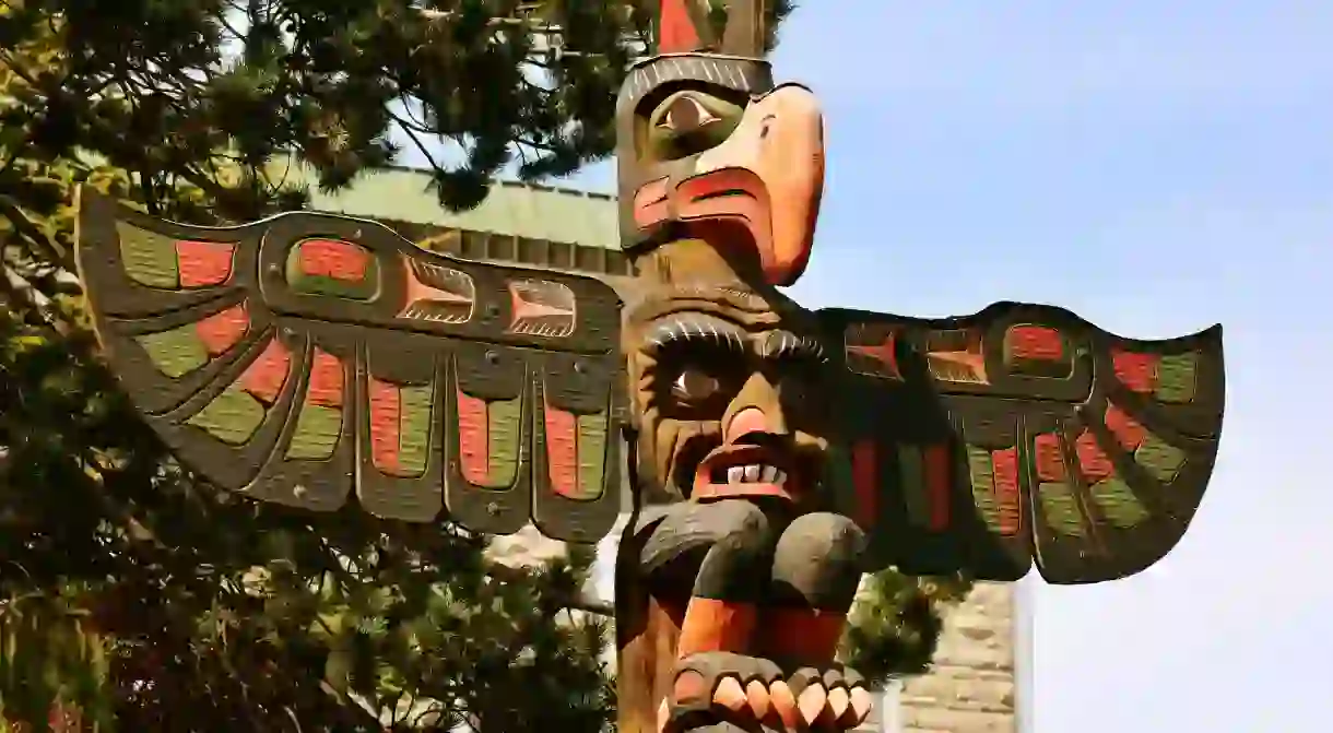 Stanley Park in Vancouver has a beautiful collection of totem poles