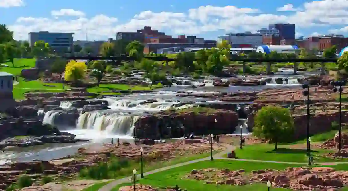 Your pets will love tagging along on a vacation to Sioux Falls and exploring outdoor attractions like Falls Park