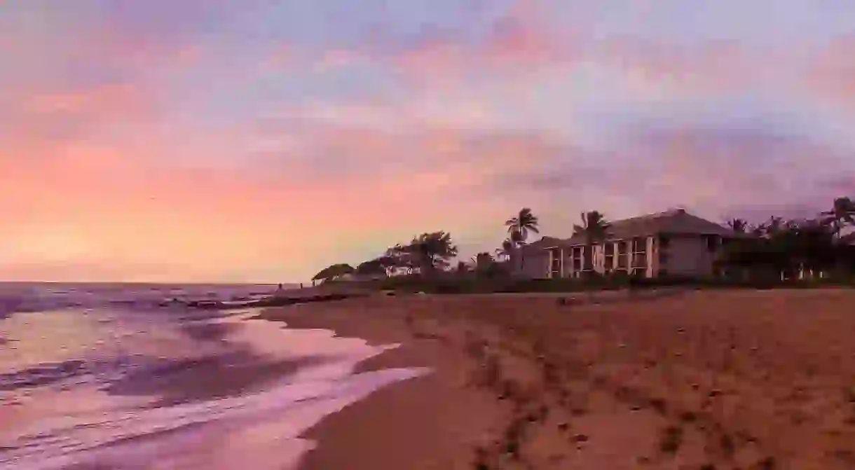 Stroll to the beach right from your apartment at Kauai Beach Villas in Lihue, Kauai